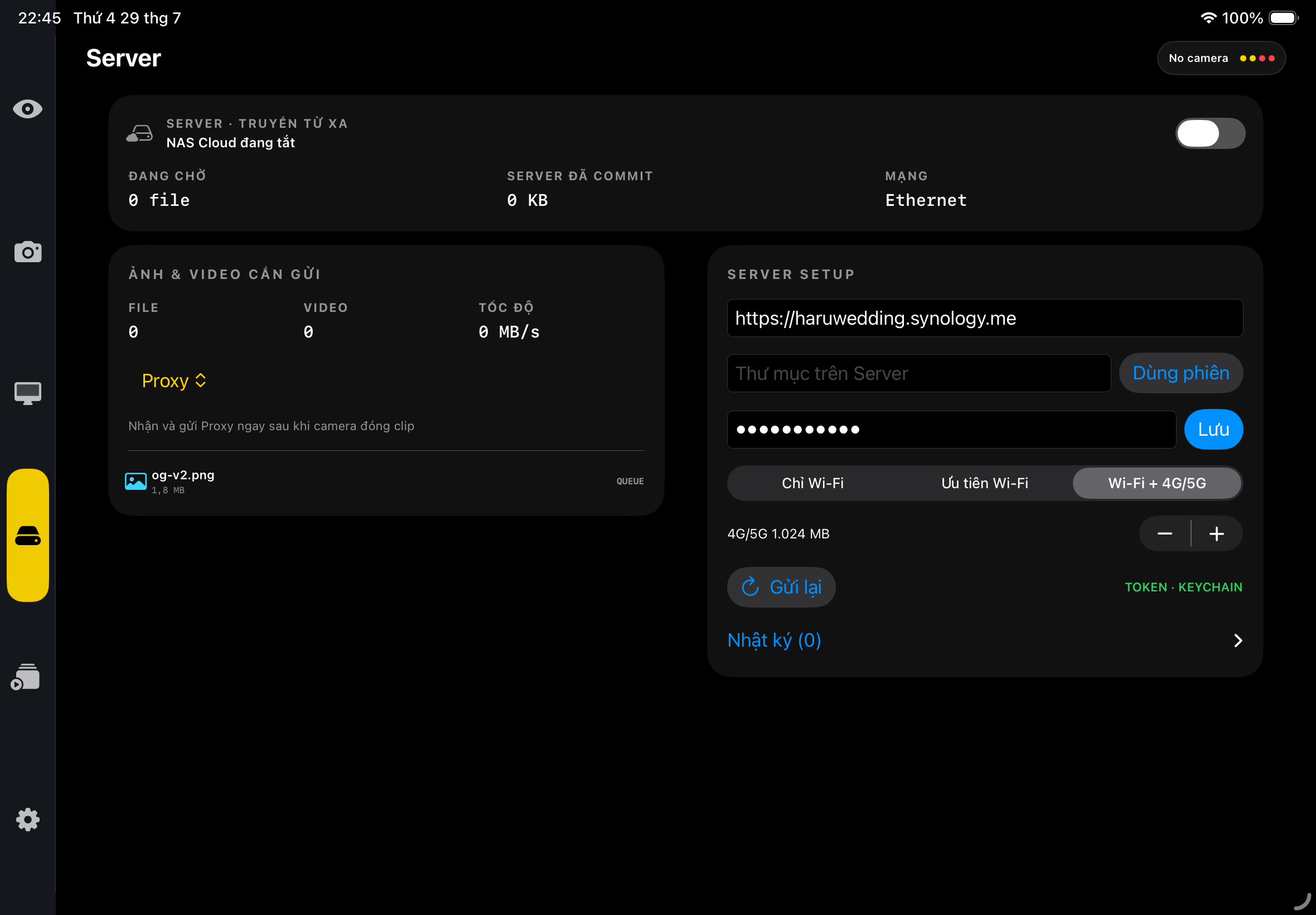 Remote Server — Maintain an independent NAS queue with network policy, retry controls and persistent delivery status.